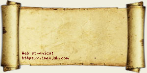 Valentina Šerbedžija vizit kartica